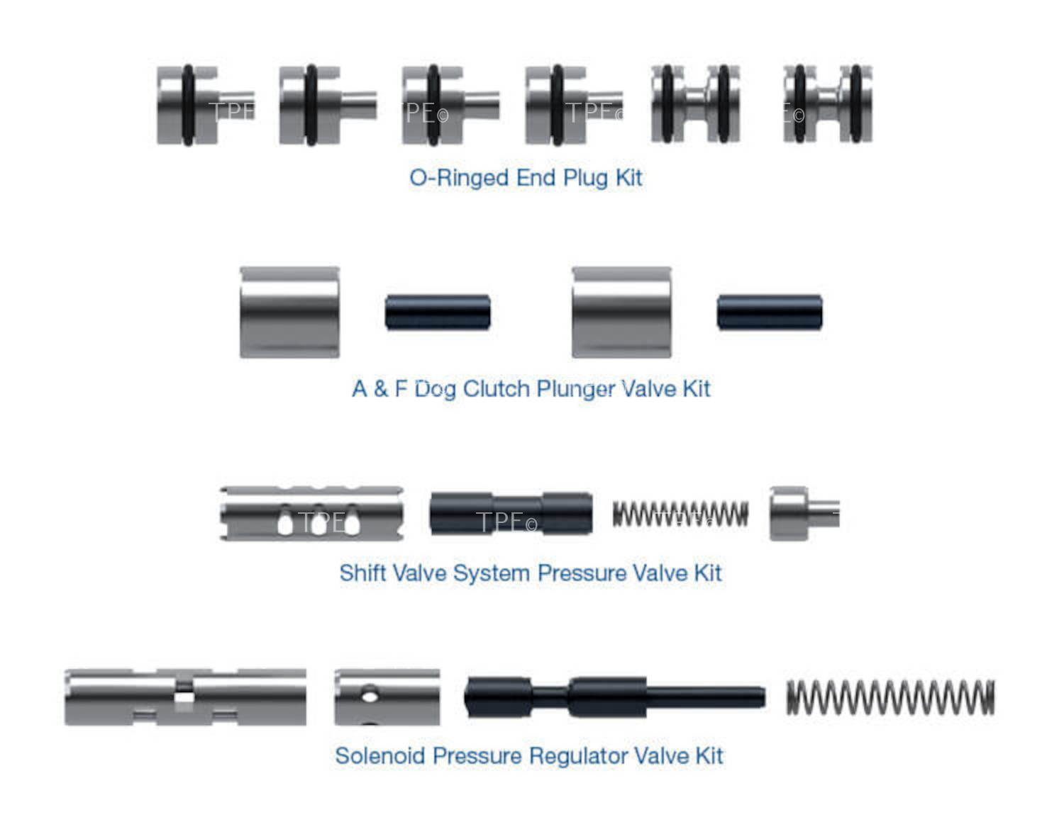 561.SON.01 Sonnax Zip Kit 948TE-ZF9-HONDA-ZIP targets the root cause of multiple complaints by sealing the critical circuit pressure losses in the Chrysler 948TE, ZF9HP48 and Honda 9-speed transmissions. The kit contains uniquely designed parts to prevent the loss of pressures within main line, system, solenoid feed and various clutch control circuits. No special tools are required for installing these parts.

The Zip Kit quick guide provides clear and easy instructions on one sheet to get the unit sealed up and back on the road fast. In addition to general rebuilding tips and technical information, the technical booklet included in this kit contains vacuum testing information and locations at other key areas of the valve body.

Drop-in Zip Valve™ parts install quickly and easily, no reaming or special tools required
Uniquely designed parts address root causes of valve body complaints by sealing critical pressure circuits
Detailed technical booklet included with in-depth rebuild and inspection tips for comprehensive valve body repair.

Contents:
A & F Dog Clutch Plunger Valve Kit
O-Ringed End Plug Kit
Shift Valve System Pressure Valve Kit
Solenoid Pressure Regulator Valve Kit