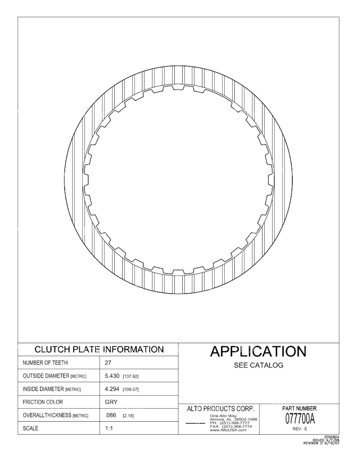 72.PF.02A Friction Plates